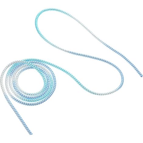 Protecteur de Câble en PVC Bleu Compact Design Noué, Prolongeant la Durée de Vie des Lignes de Données pour Usage Quotidien (1/5)