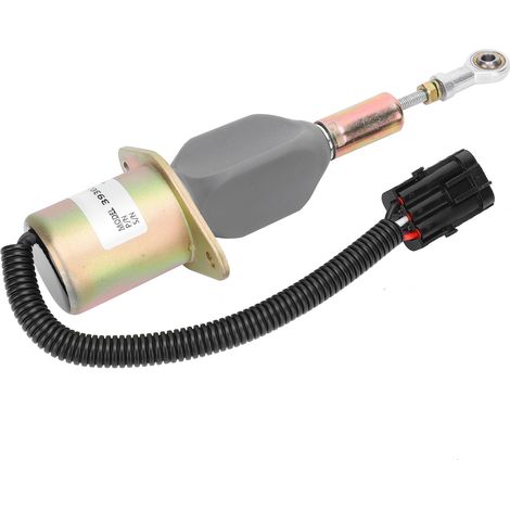 Kraftstoffabsperrventil DC24V Baggermotor-Stopp Elektrische Flammenabschaltung Zubehör 3930234 (1/5)