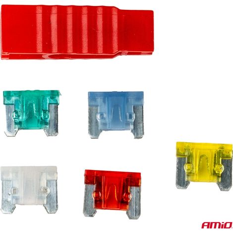 Jeu de 5 fusibles à lames extra-plats + extracteur AMIO-03377