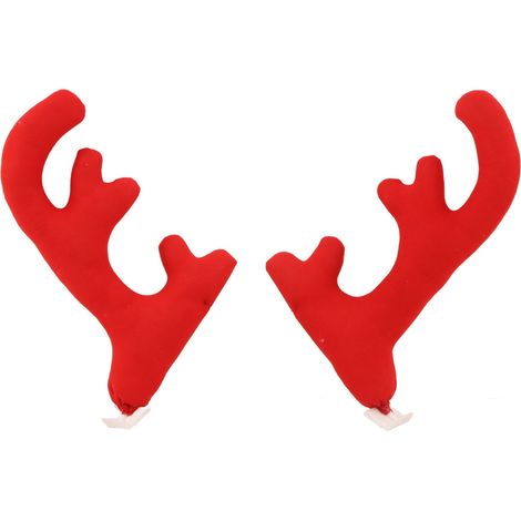Décorations de voiture pour Noël, grands bois de renne, ornements de Noël, décorations de voiture, bois de renne de Noël, bois de renne pour voiture (1/5)