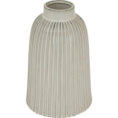 Monte Large Bell Vase - Ceramic - L19 x W19 x H30 cm - Grey