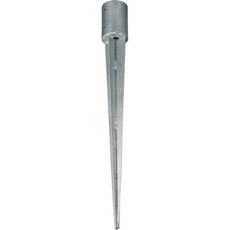 Portapali per pali TONDI con fissaggio a punta 100 X 750 mm