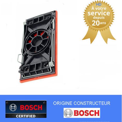 Bosch – Plateau de ponçage auto-aggripant 125mm – Pour ponceuse vibrante PSS 250 – Pour bois dur et teck – Finition lisse et précise