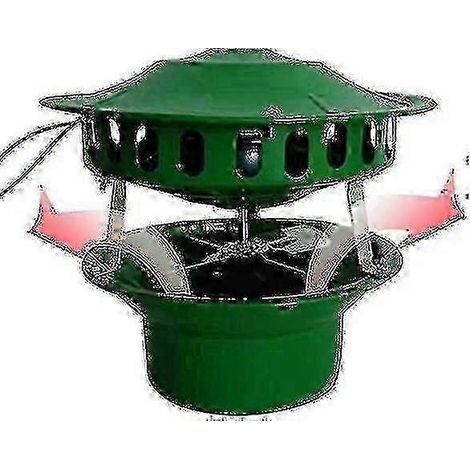 Ventilateur de cheminée électrique 80 W pour abri de barbecue et poêle à bois (1/4)
