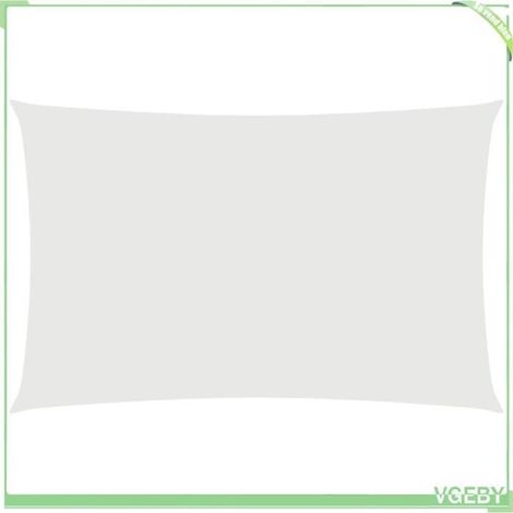 Voile de parasol - FAFEICY - 135273 - Rectangulaire - 4 x 7 m - Tissu Oxford enduit PU (1/5)