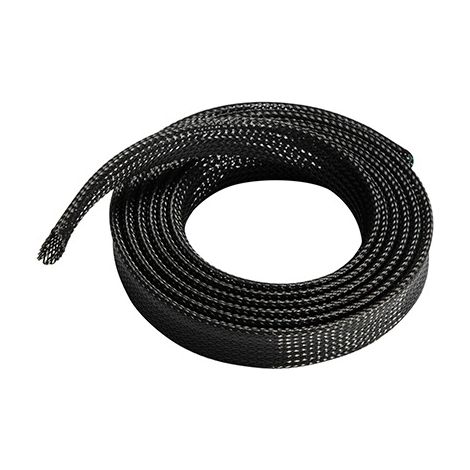 AISENS Organizer DE Cable Polyester 20MM 1M nero