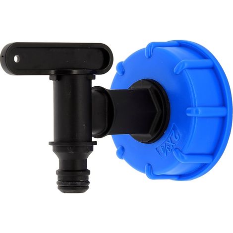 Gt Market – Robinet 2 pouces (56 mm) pour cuve à eau – Raccord rapide Ø 15 mm – Joint d'étanchéité EPDM inclus – S60X6