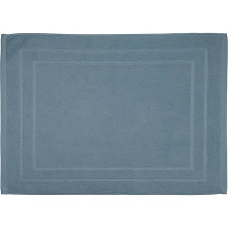 Badeteppich - Baumwolle - sturmblau - 50x70 cm