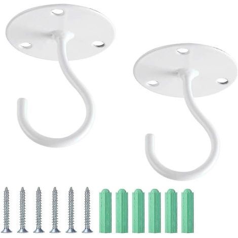 Crochets de plafond pour plantes suspendues - Supports muraux pour lanternes (1/5)