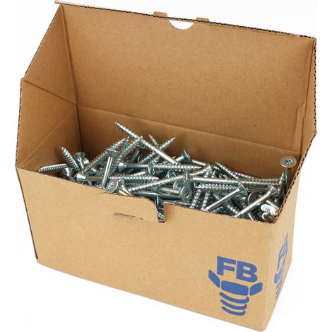Boite de 200 Vis agglo tête fraisée Torx T30 zingué 6.0x70mm FP