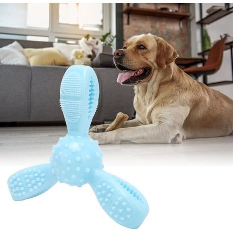 Shipenophy jouet de nettoyage des dents de chien Jouet à mâcher pour chien multifonctionnel résistant aux animalerie jouet (1/4)
