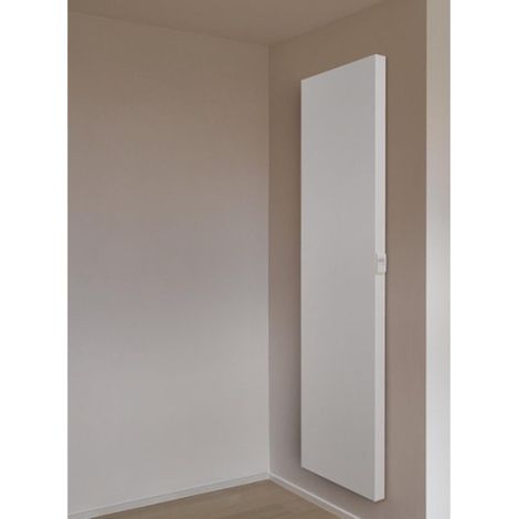 Vasco E-PANEL radiateur design électrique 50x180cm 1250watt Acier Traffic White (1/5)