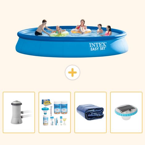 Intex Piscine Easy Set Ronde - 457x84 cm - 5-pièces S228 (1/5)