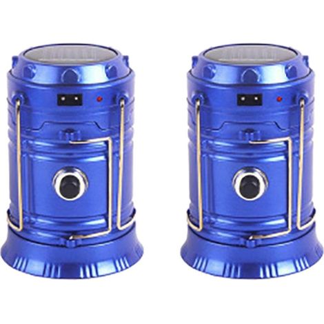 Lampes de campingLumière d'urgence ouraganLampe de tente de camping portable, bleue.139 cmVersion améliorée (1/5)