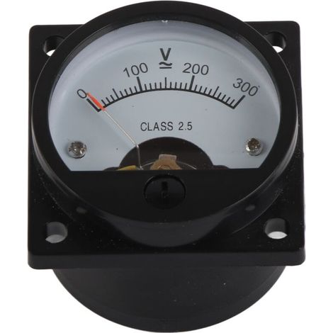 Voltmètre de Précision pour Mesure de Tension AC (0-300V) - Appareil de Mesure Électrique Fiable