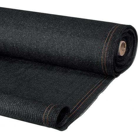 Idmarket – Brise vue renforcé 1,5 x 10 M noir 220 gr/m² – Opacité 95 % – Œillets métalliques pour ancrage solide – Résistant aux intempéries (1/5)