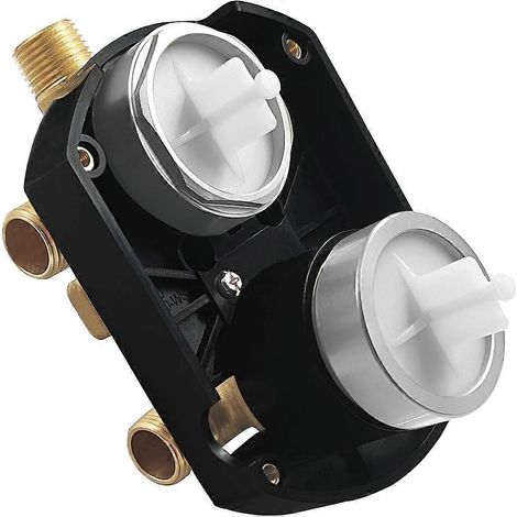 Robinet inverseur de douche R22000 pour robinet, kit de robinetterie de douche universelle à encastrer 3 voies 6 positions (1/5)