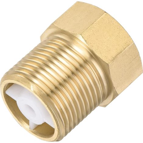 Laiton Clapet anti-retour G3/4 Mâle Femelle Fil 30x33mm Vers Externe Débit Non-retour Voie Refoulement Prévention pour Eau Essence Carburant Ligne (1/5)