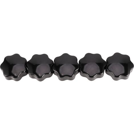 5 Poignées Étoilées 7 Pointes en Laiton pour Équipement Industriel M10x50 - Pack de 5 (1/5)