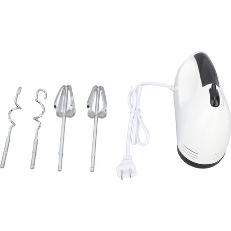 Mixeur à main 7 vitesses 260W, batteur puissant pour pâtisserie, équipement ergonomique avec prise US 110V pour œufs, gâteaux et crème. (1/5)