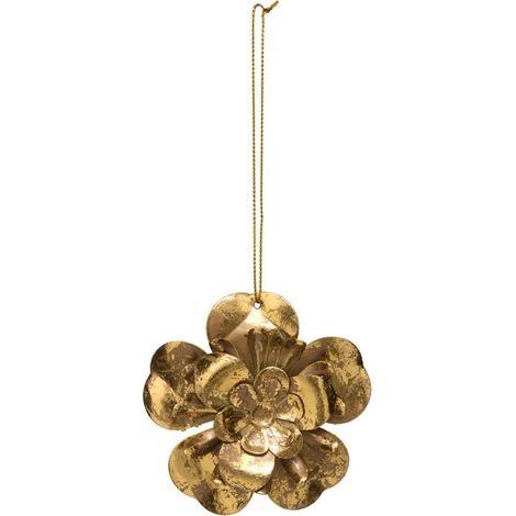 SDN METAL FLORES ORO 8CM - Feeric lights & christmas (1/5)