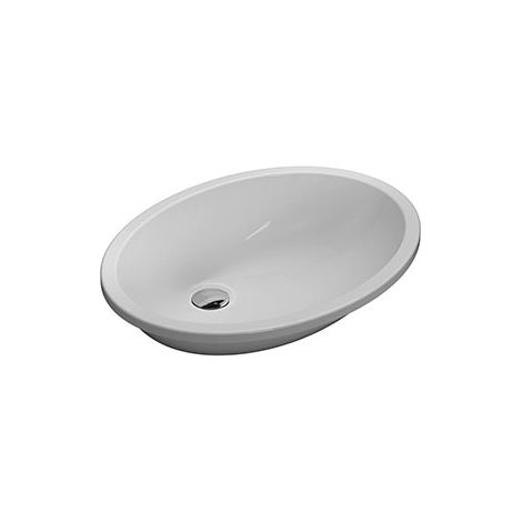 CERAMICA GLOBO Sibari lavabo incasso 57x43 codice prod: VA018BI (1/4)