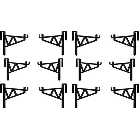 Paquet de 12 Supports de Cadre de Ruche, Cadre de Poignée, Perchoir pour Apiculture, Support de Cadre D'Abeille, Cintre de Ruche, Accessoire D'Outil (1/3)