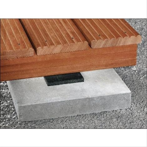 Boîte de 25 joints mousse isolant 100x100x8mm pour terrasse Spax