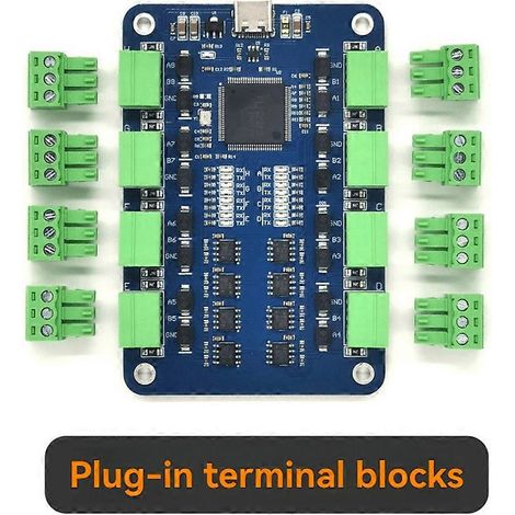 Convertisseur série USB vers RS485 8 canaux, module d'extension CH348 EKU081 (1/4)