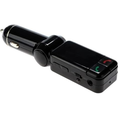Émetteur MP3 FM Homdox pour voiture avec écran LCD, chargeur double USB et Bluetooth mains libres pour iPhone (1/4)