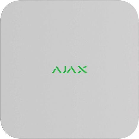 Ajax 16-Kanal 4K UHD IP NVR (Backup bis zu 16 TB), ONVIF/RTSP-kompatibel, mit JetSparrow-Technologie und SmartBracket 70934.122.WH