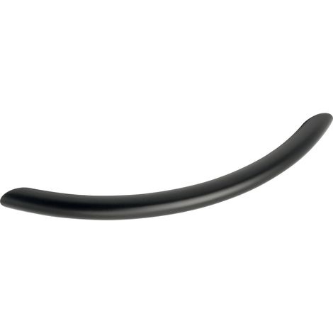 Griff Meduna Schubladengriff B 152 mm gebogen Möbelgriff Stahl schwarz (1/2)