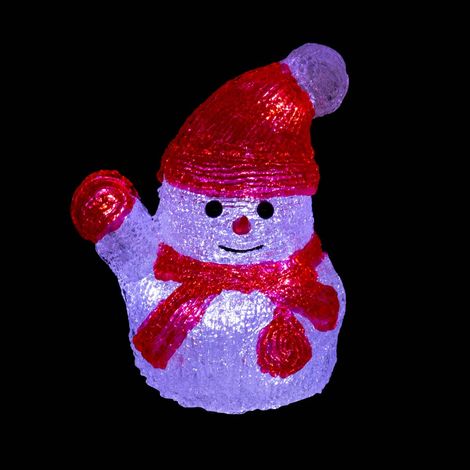 Décoration lumineuse Personnage lumineux 16 LED Blanc froid lumière fixe H 18 cm - Feeric Christmas (1/3)