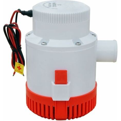 Pompe submersible 12V 3700 GPH – Débit 14000 LPH – Boîtier ABS résistant aux chocs – Acier inoxydable anti-corrosion (1/5)