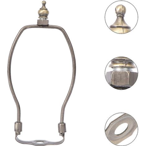Support de lampe en forme de corne, 1 pièce, pour abat-jour (7 pouces, bronze) (1/5)