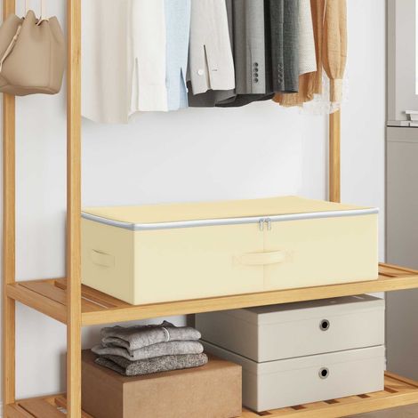 Irovami Boîte de rangement, lot de 6, en tissu non tissé, 70 x 40 x 18 cm, 50,4 L (1/5)
