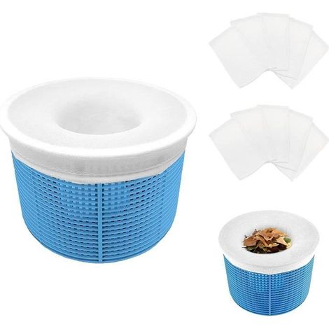 Skimmersocken für den Pool, 10 Stück, perfekte Filter für den Skimmerkorb.