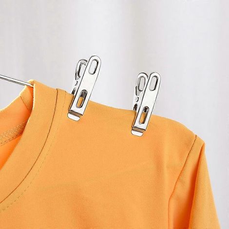 Patères de rangement en acier inoxydable pour chaussettes, chaussures et vêtements, accessoires de salle de bain (1/4)