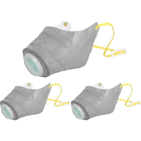 Masques filtrants pour chien, masque respiratoire réutilisable pour chiot – Masque de protection respirant pour la course à pied, la randonnée, le camping – Pour races de petite, moyenne et grande