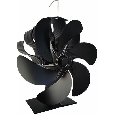 Fuel-efficient thermodynamic stove fan for fireplaces and stove accessories, eco-efficient fan, 6 blades (1/5)
