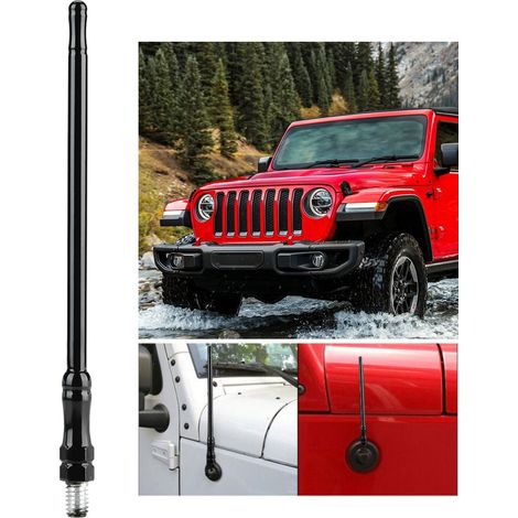 Radioantenne für den Empfang von Signalen für Jeep Wrangler JK (2007–2017), Autozubehör, kompatibles Modell, FM/AM-Empfänger, Ersatzteil (1/5)