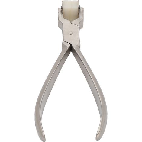 Pince à lunettes professionnelle portable en acier inoxydable ergonomique pour ajustement, réparation et modelage de montures radian. (1/5)