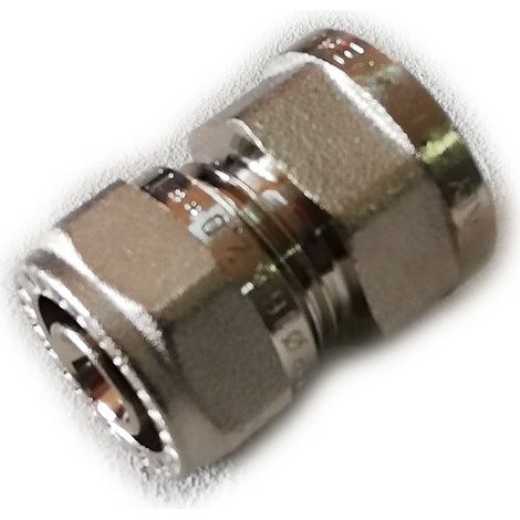 Raccordo 16x1/2'' diritto f femmina a stringere per tubo multistrato (1/2)