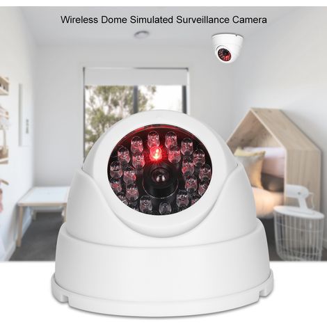 Caméra de Surveillance Extérieure Dôme sans Fil Mr-18b avec Détection de Mouvement et LEDs IR Simulées (1/5)