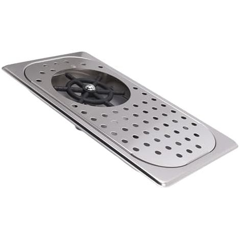 Rinceur de Verre pour Pichet en Acier Inoxydable 304, Facile à Laver, Lave-tasse à Haute Pression avec Bac de Vidange, Tuyau et Sortie D'eau Multi-angle, adapté à la Maison, au (1/5)