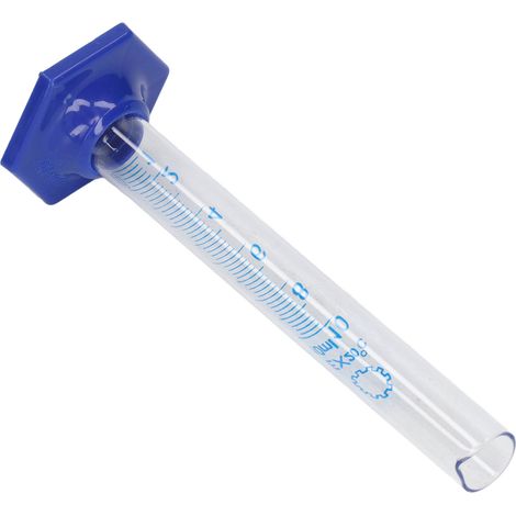 10 ml graduiertes Glasreagenzglas, Set mit 10 Stück, Labormessgerät, wissenschaftliches Experimentierinstrument, präziser Dosierzylinder. (1/5)