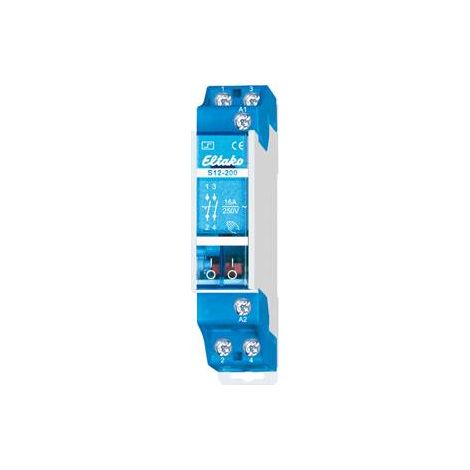Télérupteur pour profilé Eltako S12-200-8V 2 NO (T) 8 V/AC 16 A 2300 W 1 pc(s) X249072