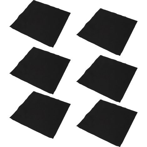 Packung mit 50 dicken, schwarzen Fenster- und Spiegelreinigungstüchern, 30 x 30 cm / 11,8 x 1,8 Zoll, für Wohnmobile und Yachten. (1/5)