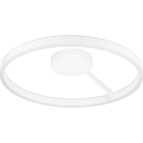 Plafoniera SLV ONE 23 W max 750 lm 3000 K bianco 1008555 acciaio Ø 60 cm dimmerabile per soggiorno (1/4)