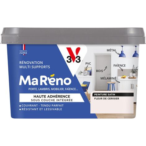 Peinture Réno Perfection® Multi-supports MA RENO V33 Fleur de cerisier satin 0,5L